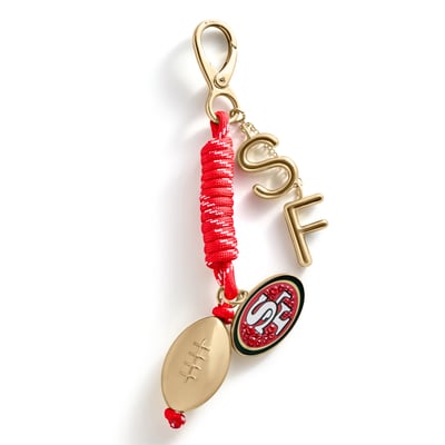 San Francisco 49ers BaubleBar Paracord Bag Charm