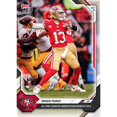 Brock Purdy - 2026-27 NFL Topps NOW® - Card 75