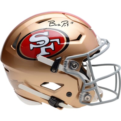 Brock Purdy San Francisco 49ers Autographed Fanatics Authentic Riddell Speed Flex Authentic Helmet