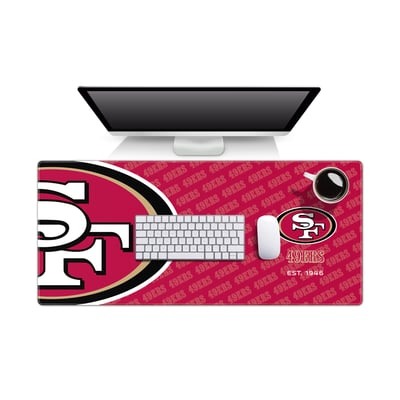 San Francisco 49ers Fanpoint 15.7" x 35.4" Logo Series Desk Pad