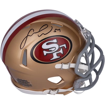 Fred Warner San Francisco 49ers Fanatics Authentic Autographed Riddell Speed Mini Helmet