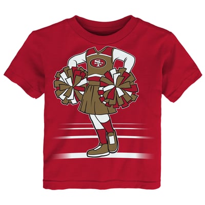 San Francisco 49ers Outerstuff Girls Toddler Game Fit T-Shirt - Scarlet