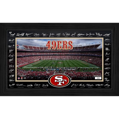 San Francisco 49ers Highland Mint 12" x 20" 2026 Signature Gridiron Panoramic Framed Photo