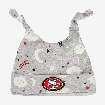  San Francisco 49ers New Era Infant Sky Knit Hat - Heather Gray