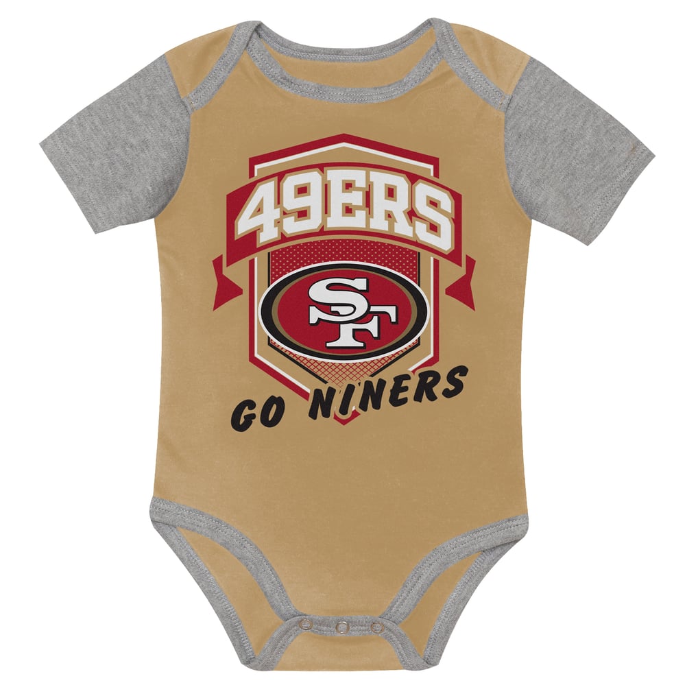  San Francisco 49ers Outerstuff Infant First Round Pick 3-Piece Bodysuit Set