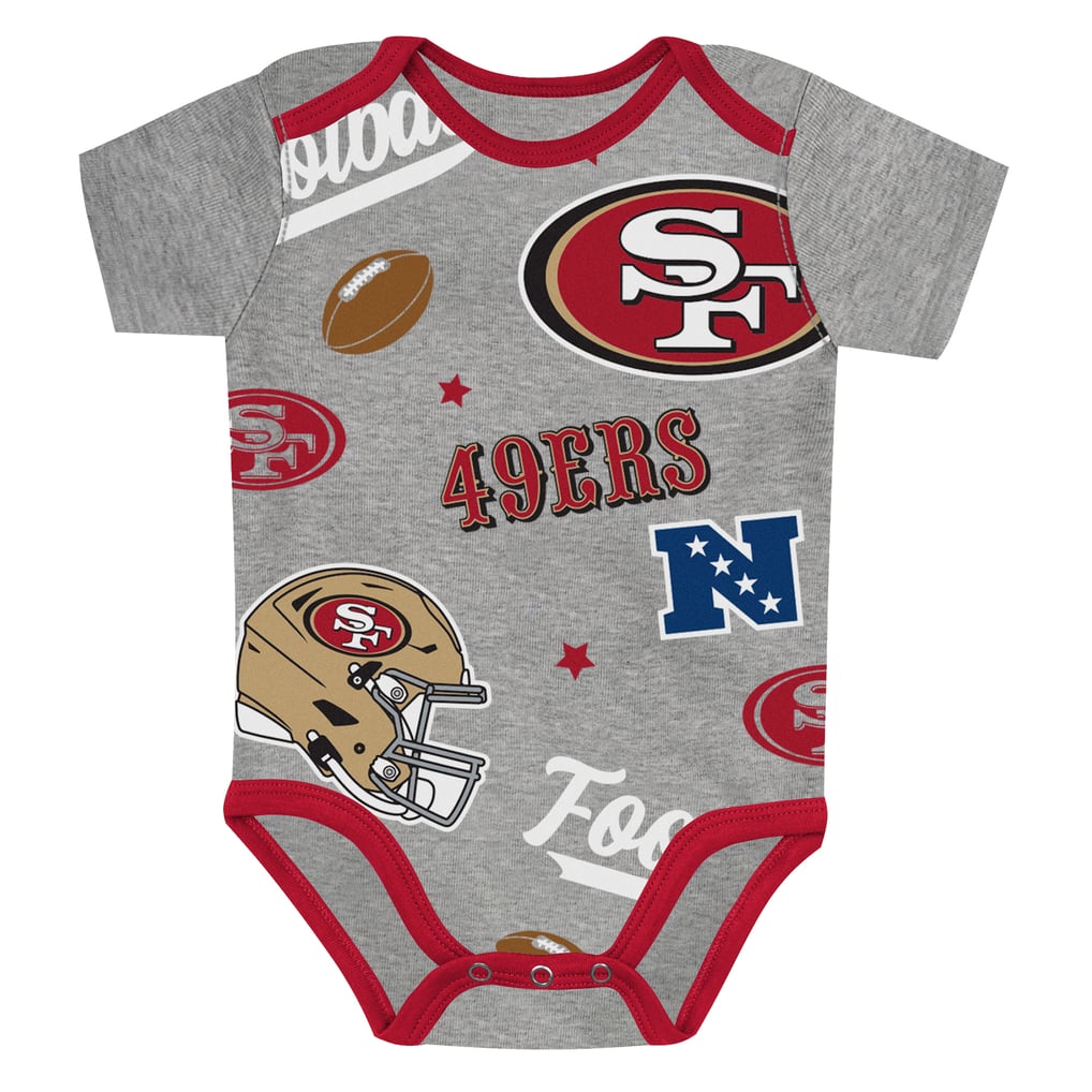  San Francisco 49ers Outerstuff Infant First Round Pick 3-Piece Bodysuit Set