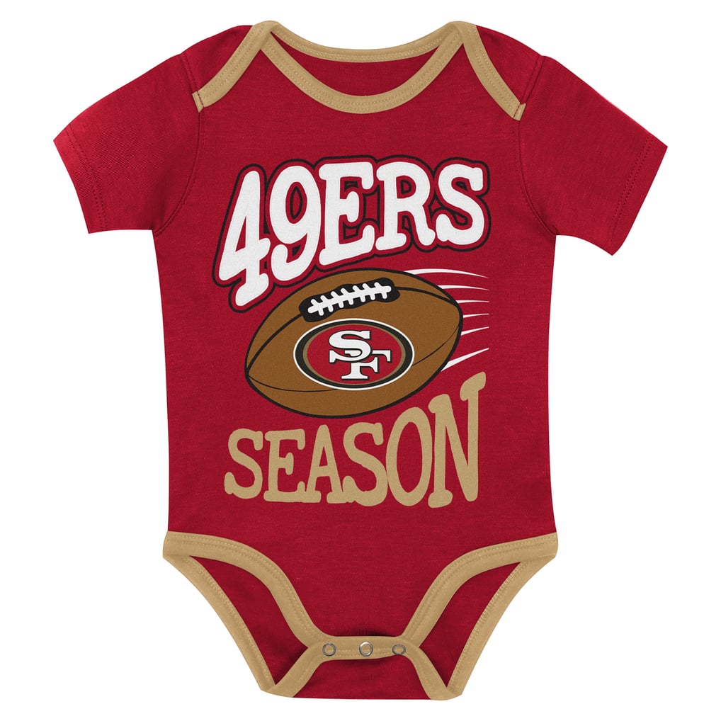  San Francisco 49ers Outerstuff Infant First Round Pick 3-Piece Bodysuit Set