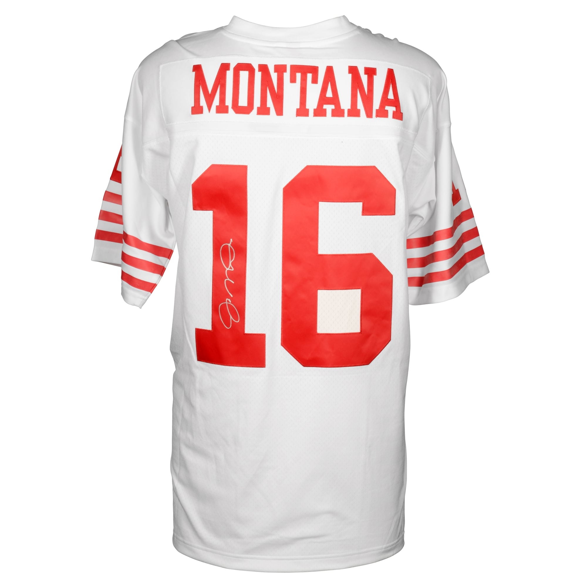 Joe Montana San Francisco 49ers Autographed White Mitchell & Ness