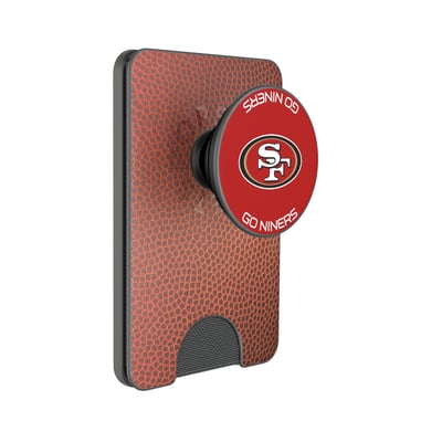 San Francisco 49ers Keyscaper Football PopSockets Magnetic Wallet
