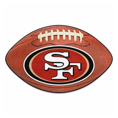 San Francisco 49ers Logo Brands 22" x 29.5" Football Mat