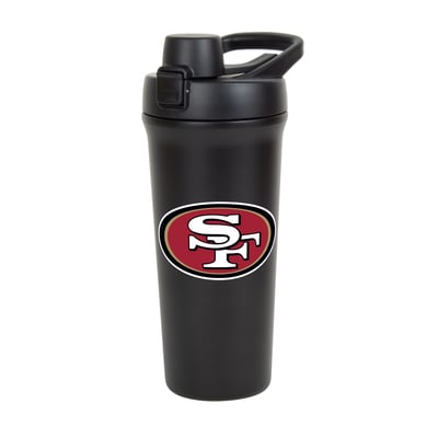 San Francisco 49ers Logo Brands 26oz. Flipside Shaker Bottle