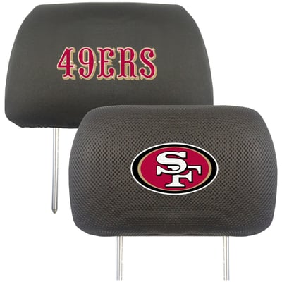 San Francisco 49ers Logo Brands Car Head Rest Cover