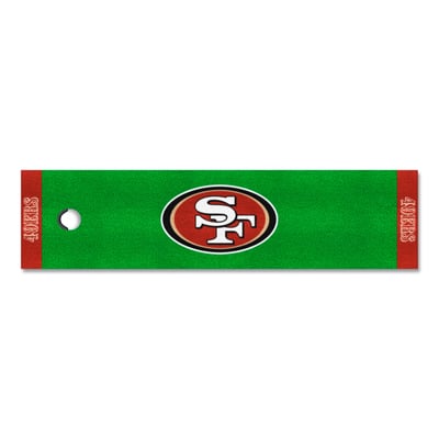 San Francisco 49ers Logo Brands Putting Green Mat