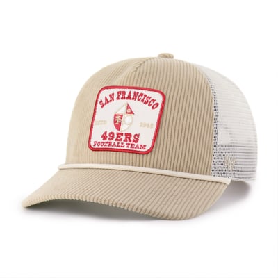 San Francisco 49ers '47 Throwback Cordlandia Hitch Adjustable Hat - Khaki
