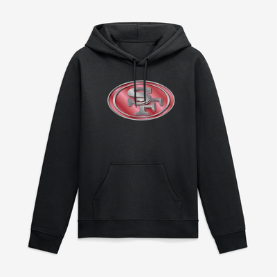 San Francisco 49ers Big & Tall Forged Mascot Hoodie - Black
