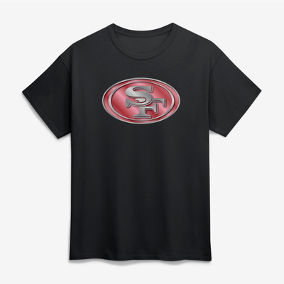 San Francisco 49ers Big & Tall Forged Mascot T-Shirt - Black