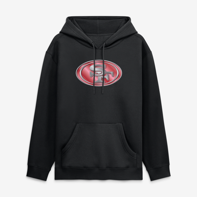 San Francisco 49ers  Metallic Mascot Hoodie - Black
