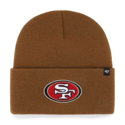 San Francisco 49ers Carhartt x '47 Cuffed Knit Hat - Brown