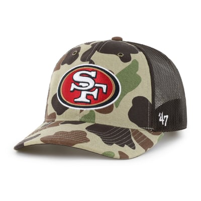 San Francisco 49ers Carhartt x '47 Adjustable Trucker Hat - Duck Camo