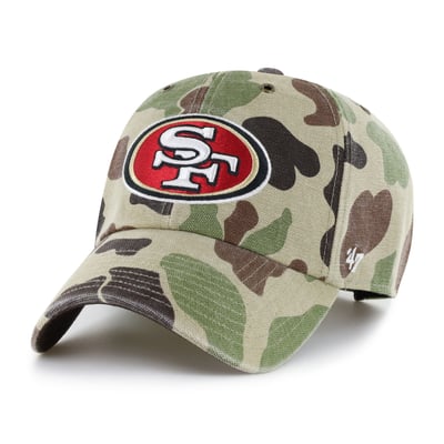 San Francisco 49ers Carhartt x '47 Clean Up Adjustable Hat - Duck Camo