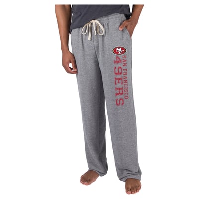  San Francisco 49ers Concepts Sport Mainstream French Terry Tri-Blend Sweatpants - Gray