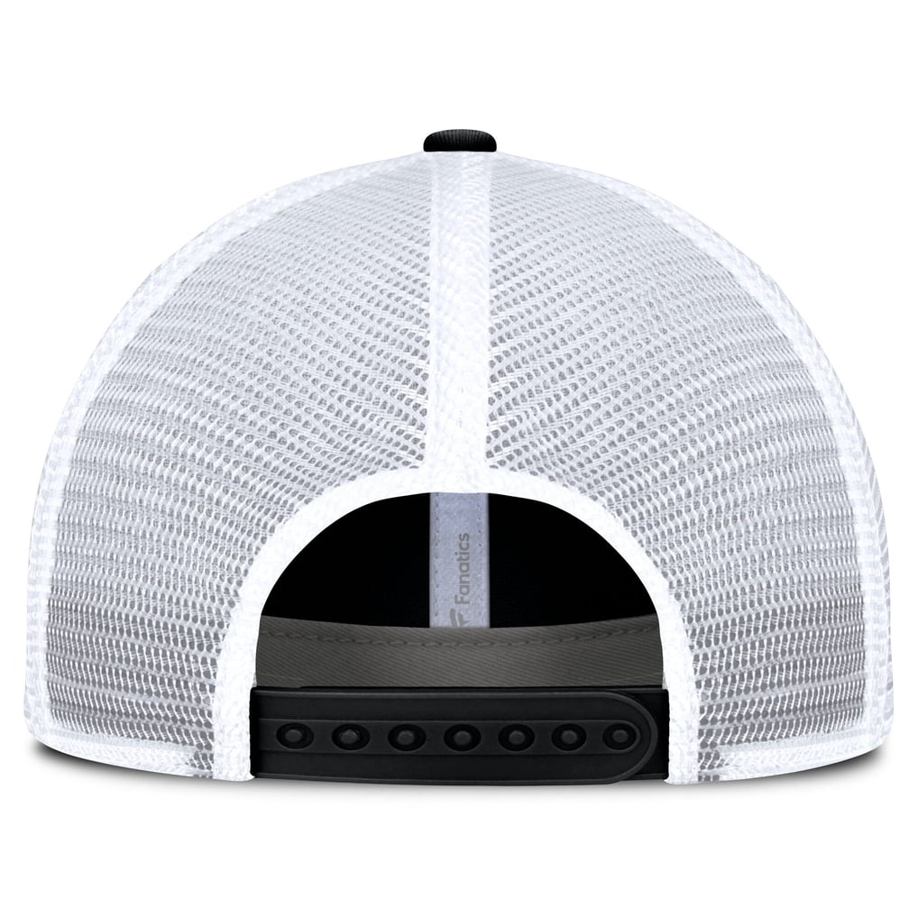 San Francisco 49ers Fanatics Basic Vintage Trucker Adjustable Hat - Black/White