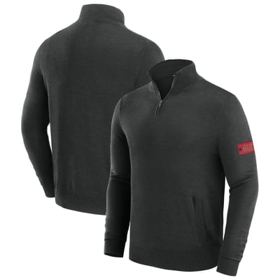 San Francisco 49ers J. Palmer Franchise Quarter-Zip Sweater - Black