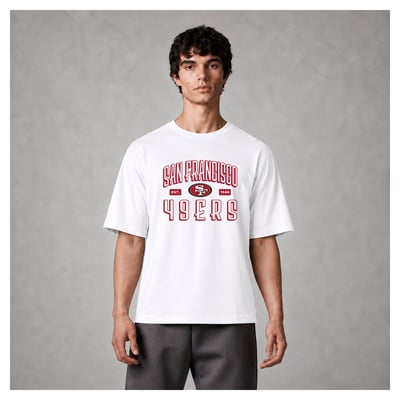 San Francisco 49ers Levelwear Luxe Moment Stronghold Knit T-Shirt - White