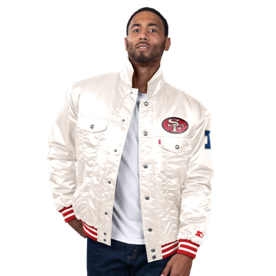 San Francisco 49ers Levi’s x Starter Full-Snap Jacket - Cream