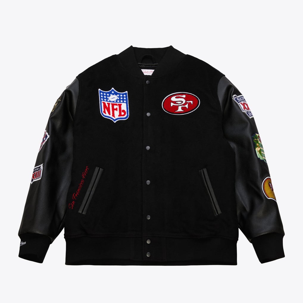 San Francisco 49ers Mitchell & Ness Blackout Collection Vintage 