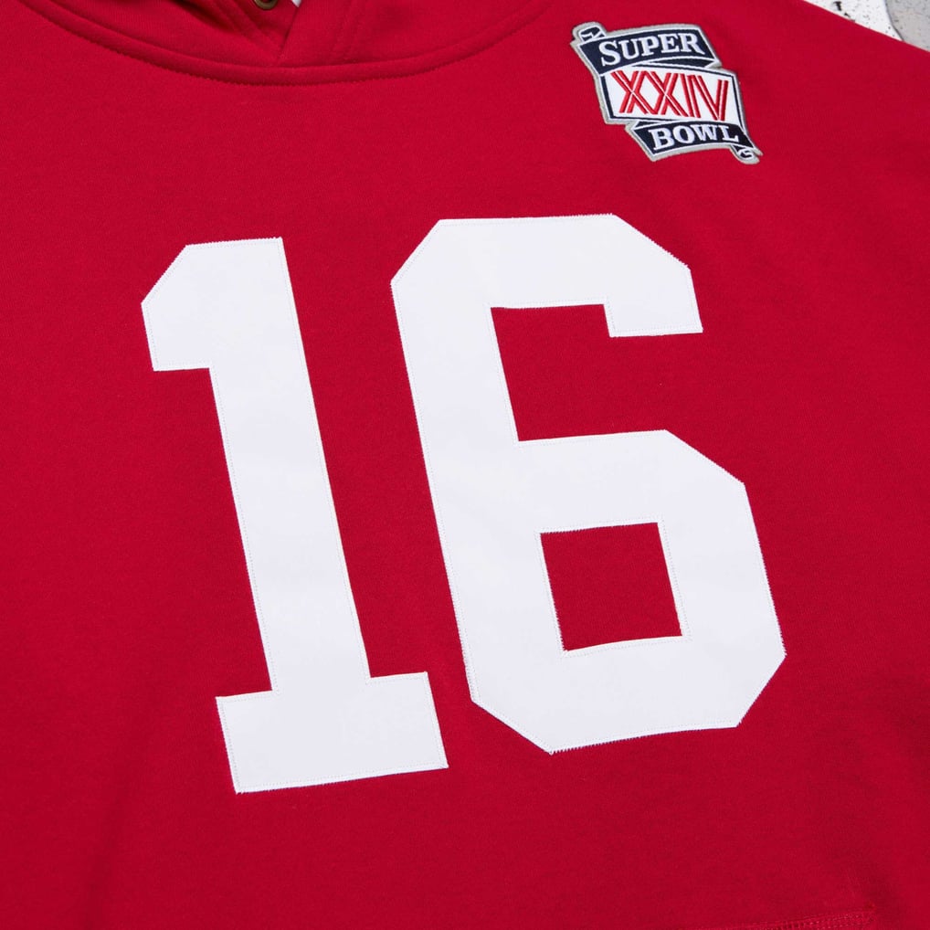 Men's San Francisco 49ers Joe Montana Mitchell & Ness Scarlet Retired ...