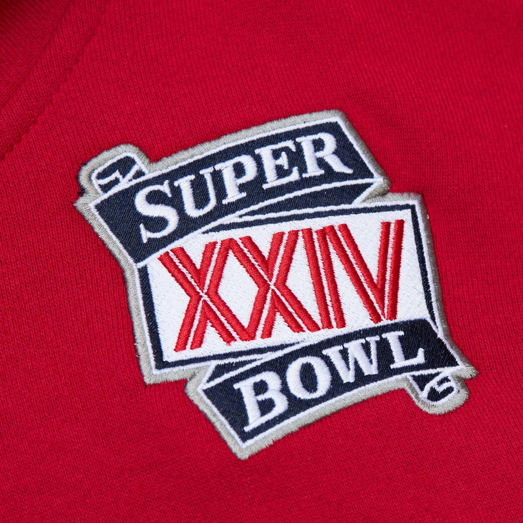 Men's San Francisco 49ers Joe Montana Mitchell & Ness Scarlet Retired ...