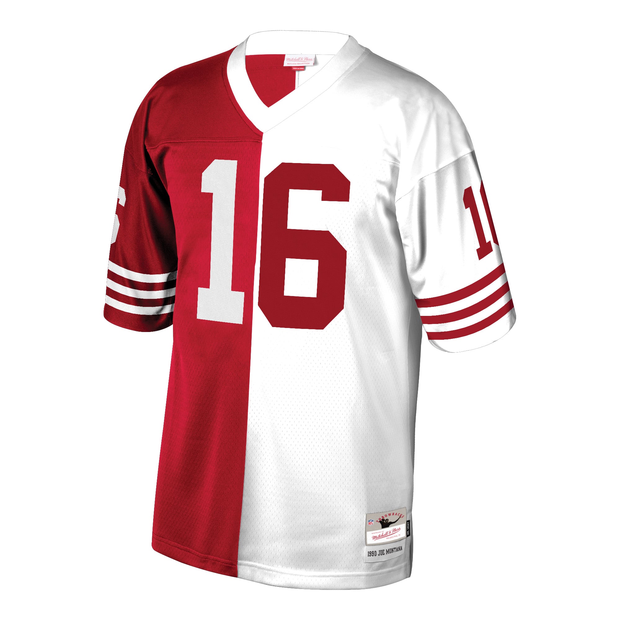 Men's Mitchell & Ness Joe Montana Scarlet/White San Francisco