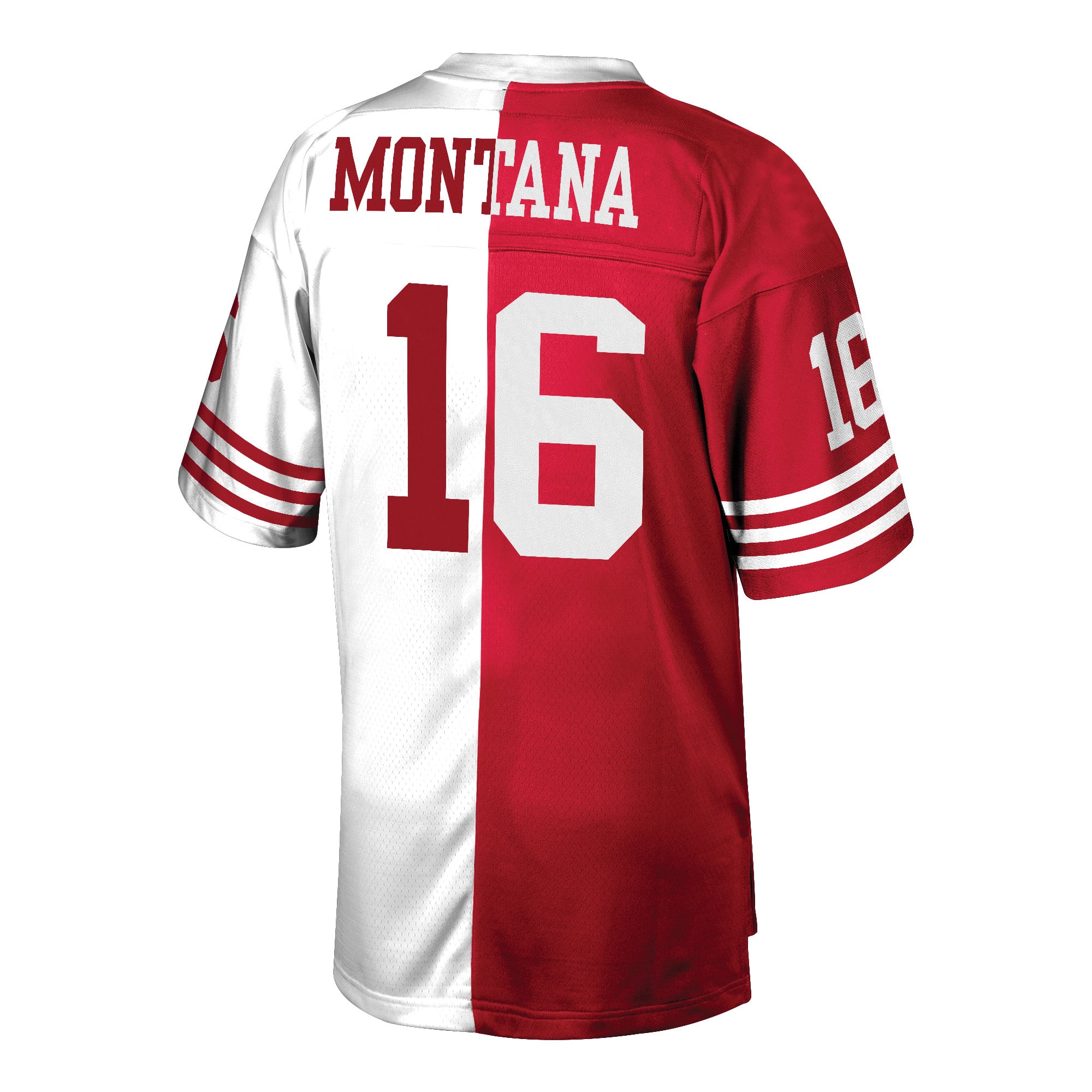 Men's Mitchell & Ness Joe Montana Scarlet/White San Francisco