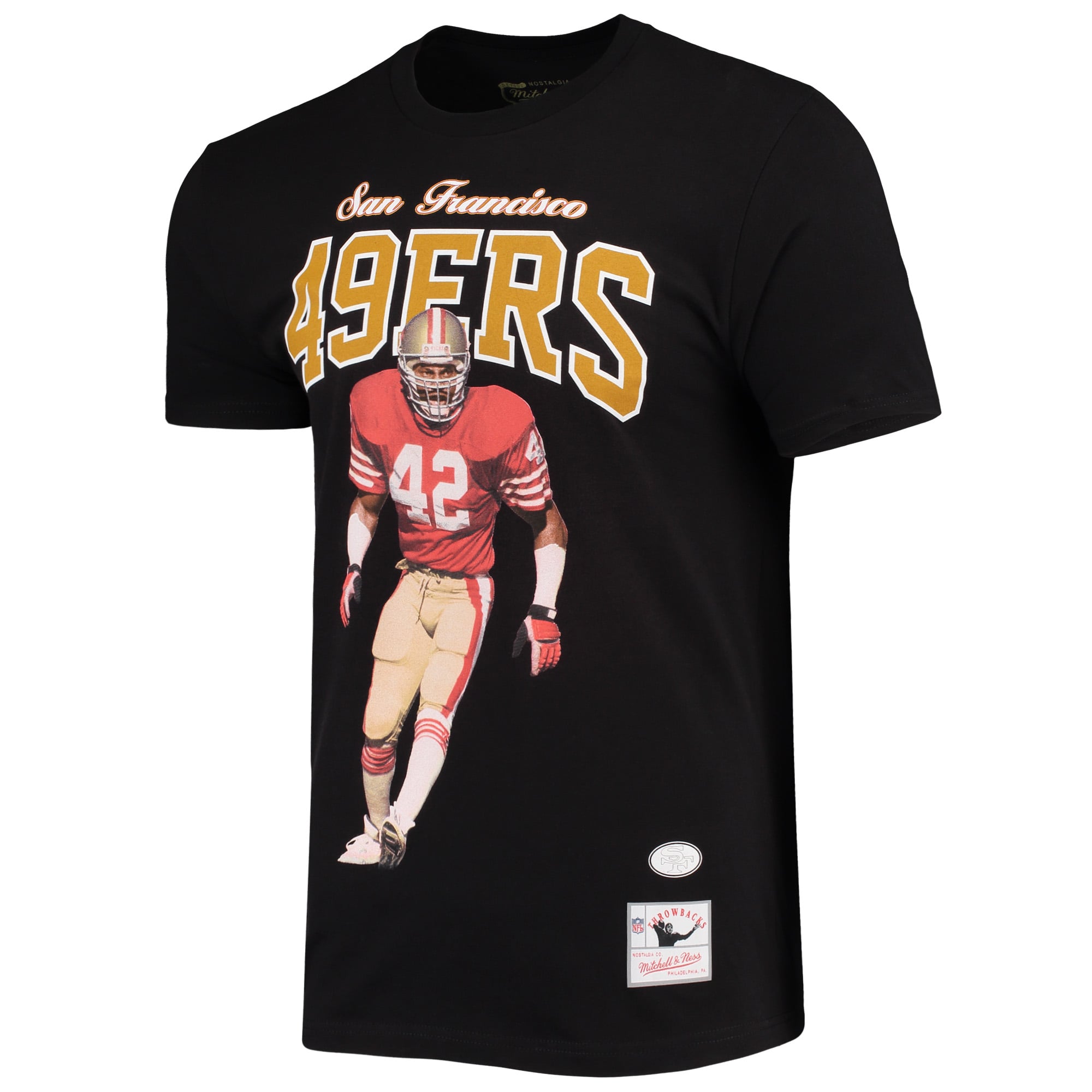 Men's Mitchell & Ness Ronnie Lott San Francisco 49ers Black Player