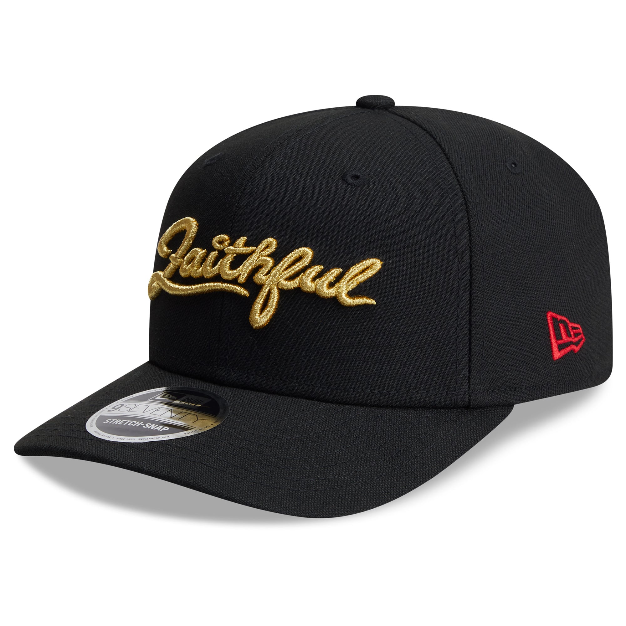 Black 49er Faithful Cap with Sequins 49ers Love Hat - NFL x New Era Snapback | Ruben Rojas  main image 2