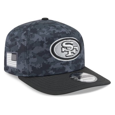 San Francisco 49ers New Era 2026 Salute To Service 19TWENTY Adjustable Hat - Black