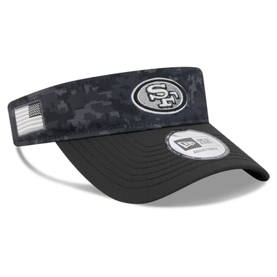 San Francisco 49ers New Era 2026 Salute To Service Adjustable Visor - Black
