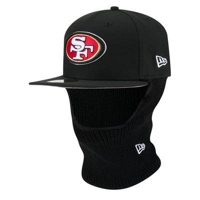  San Francisco 49ers New Era 59FIFTY Balaclava Fitted Hat - Black