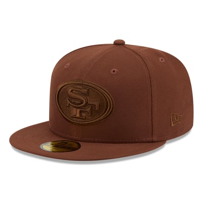 San Francisco 49ers New Era Color Pack 59FIFTY Fitted Hat - Brown