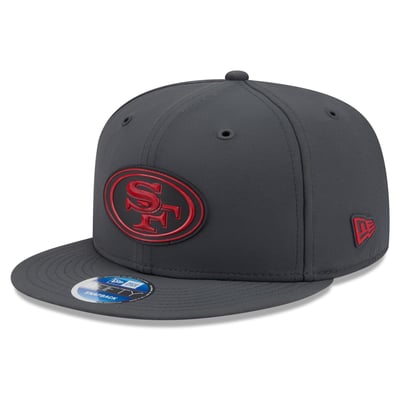 San Francisco 49ers New Era 2026 Sideline Cold Weather  9FIFTY Snapback Hat - Charcoal