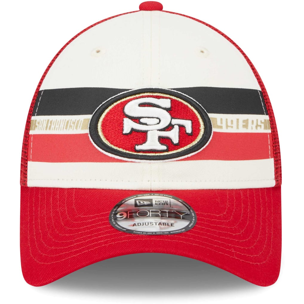 Casquette New Era 9Fortry Strapback - San Francisco 49ers Beige, 100% Coton, Ajustement Universel