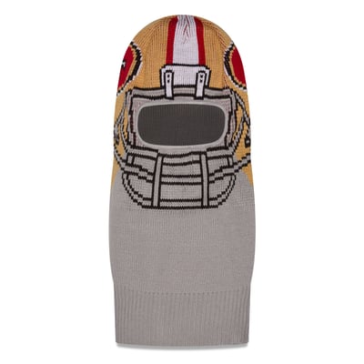 San Francisco 49ers New Era Helmet Knit Balaclava - Gray