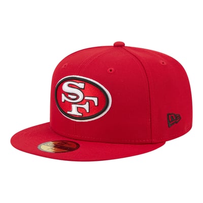 San Francisco 49ers New Era 59FIFTY Fitted Hat - Scarlet