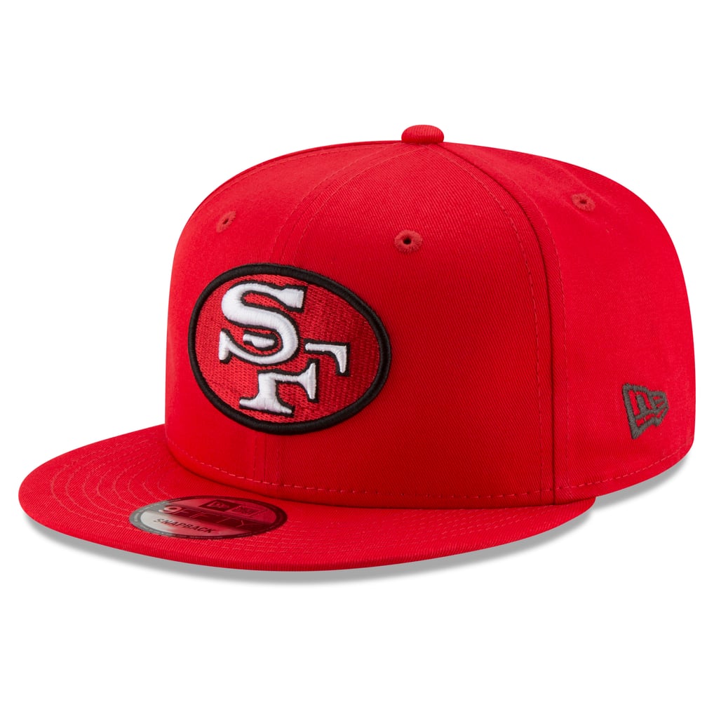 Men's San Francisco 49ers New Era Scarlet 80th Anniversary 9FIFTY Side ...