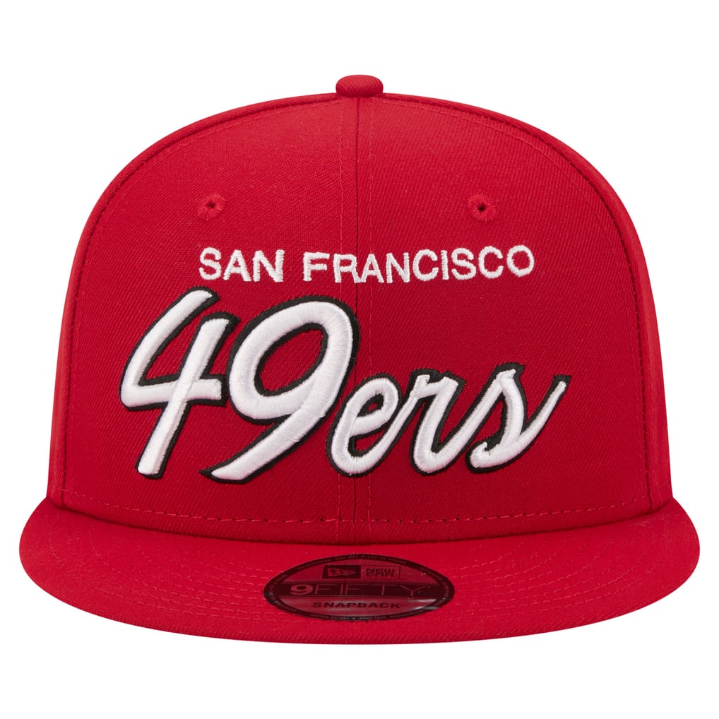  San Francisco 49ers New Era Core Team Script 9FIFTY Snapback Hat - Scarlet