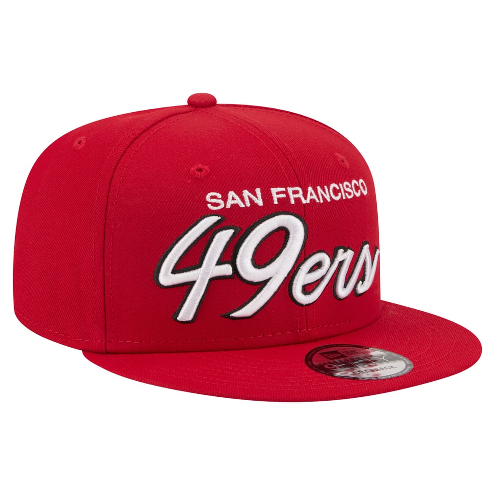  San Francisco 49ers New Era Core Team Script 9FIFTY Snapback Hat - Scarlet