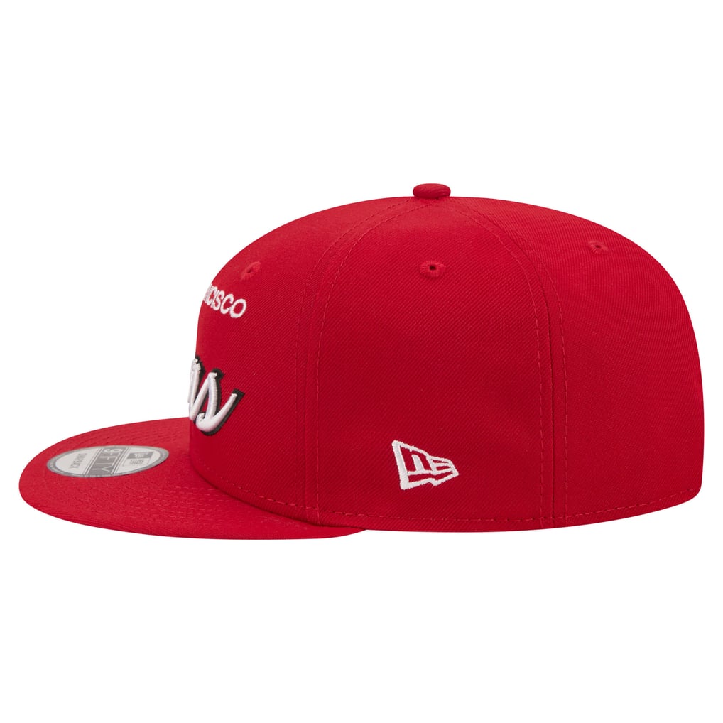  San Francisco 49ers New Era Core Team Script 9FIFTY Snapback Hat - Scarlet
