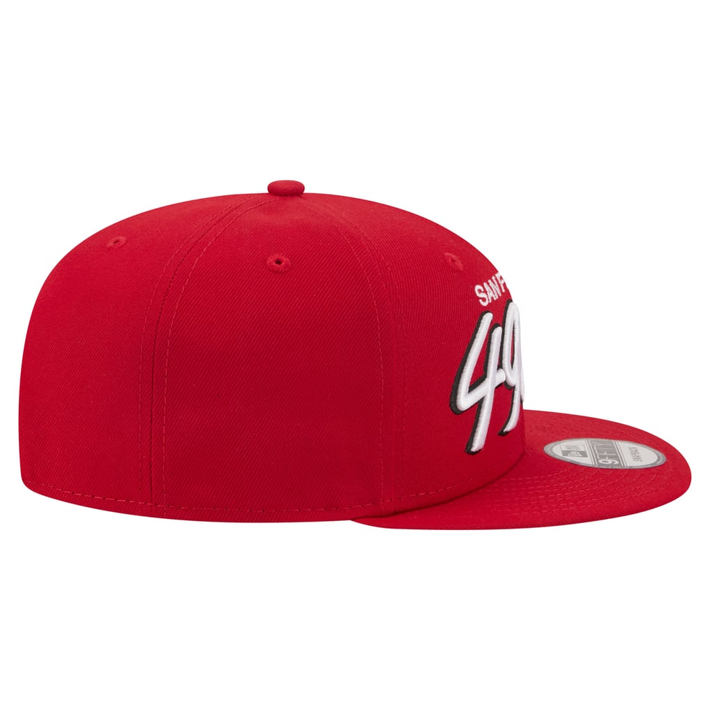  San Francisco 49ers New Era Core Team Script 9FIFTY Snapback Hat - Scarlet