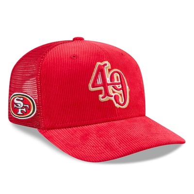 San Francisco 49ers New Era Deceptor 9SEVENTY Adjustable Hat - Scarlet